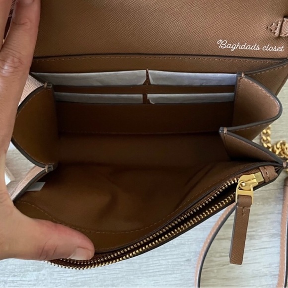 New,Tory Burch emerson chain crossbody wallet - Picture 7 of 10